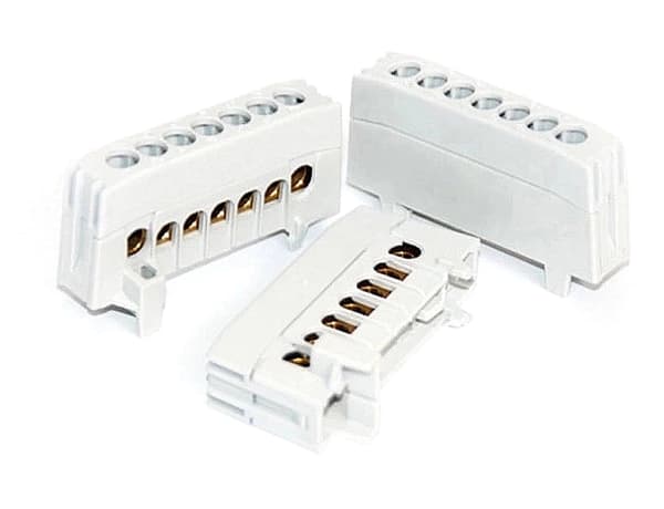 TRYTYT Isolerad grenkopplingsplint 63A 7x1-16mm Grå