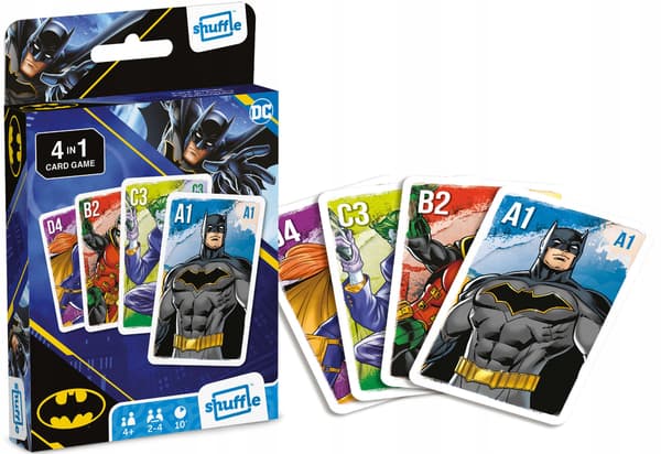 BATMAN 4-I-1 SPELKORT 10028045