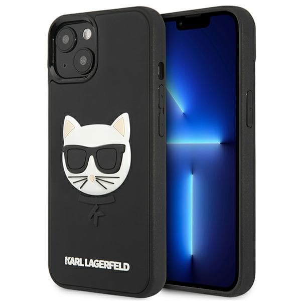 Karl Lagerfeld 3D gummi-etui til 13 mini, sort