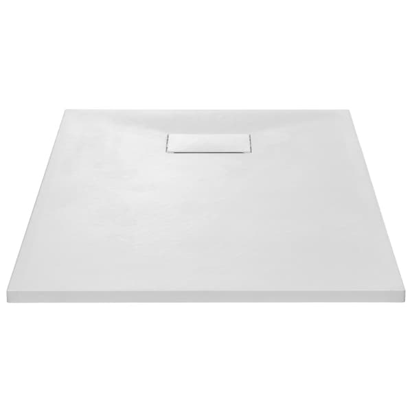 vidaXL Duschkar, SMC, Vit, 100 x 70 cm