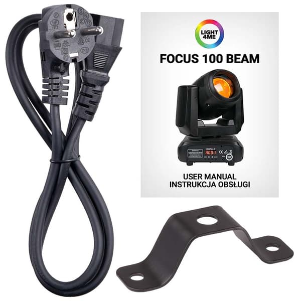 LIGHT4ME FOCUS 100 BEAM rörlig huvud LED
