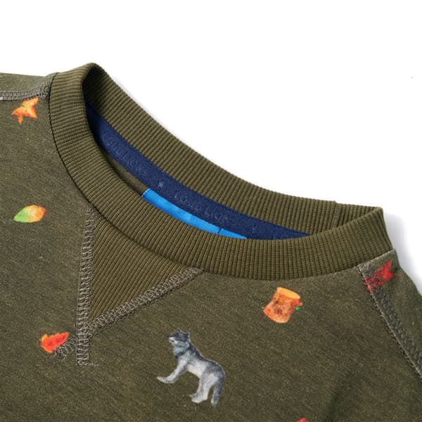 Børnesweatshirt, khaki, 116