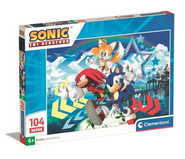 Pussel 104 Superfärgad Sonic