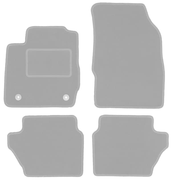 Grå bilmåtter til: Ford Fiesta MK7 hatchback (2011-2017)