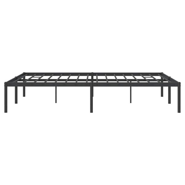 vidaXL metalsengestel sort 140x190 cm