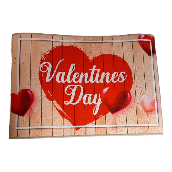 Dørmåtte 40x60 til Valentinsdag