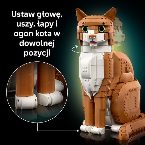LEGO Ideas Ingefära Katten 1755 Delar Set (21376)