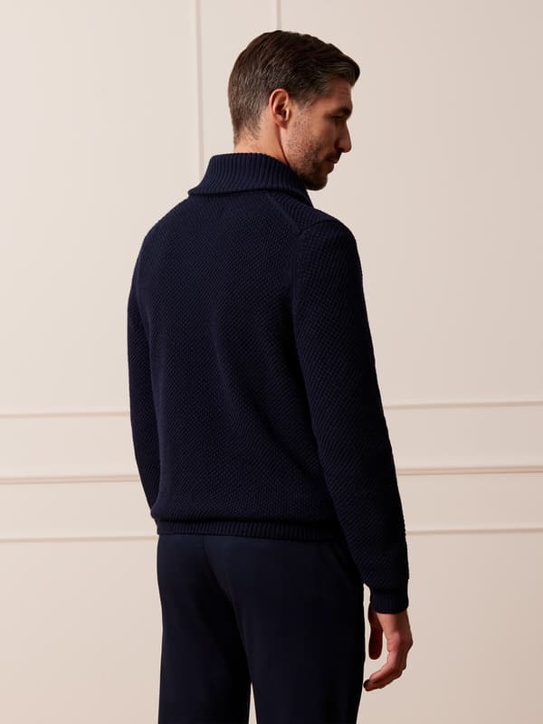 MARINEBLÅ CAMDEN SWEATER XXL