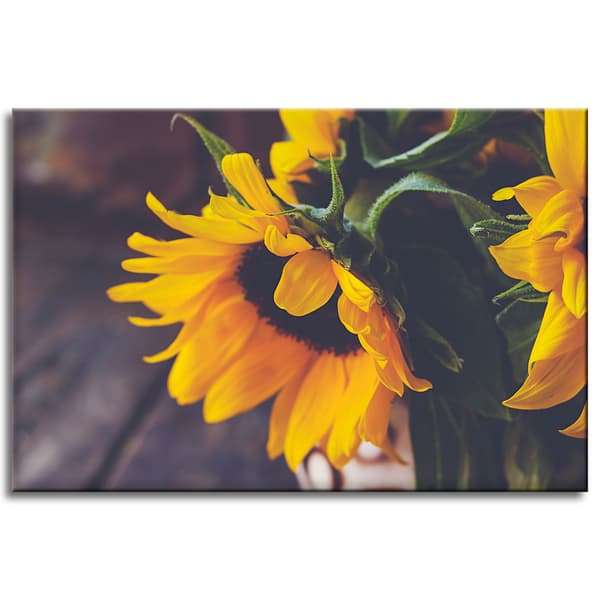 Canvastaulu Botany Auringonkukat 60x40 cm