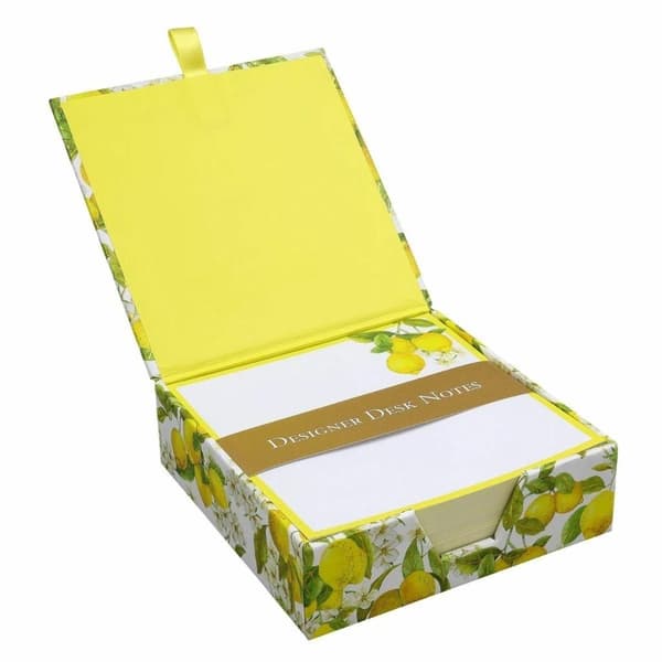 Kort dekoreret med Amalfi-citroner