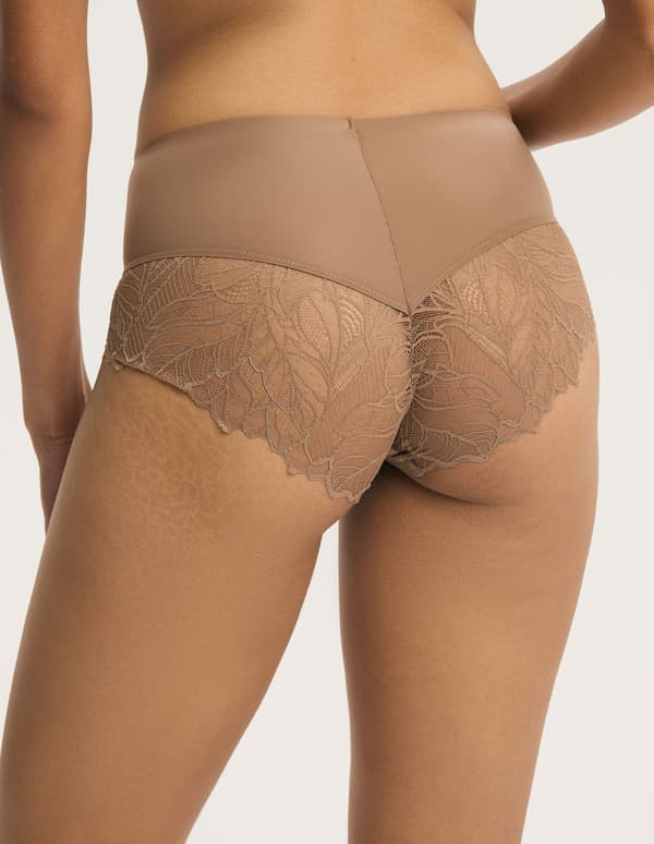 Pansy Esotiq trosor 2-pack | brun, cremefärgad M