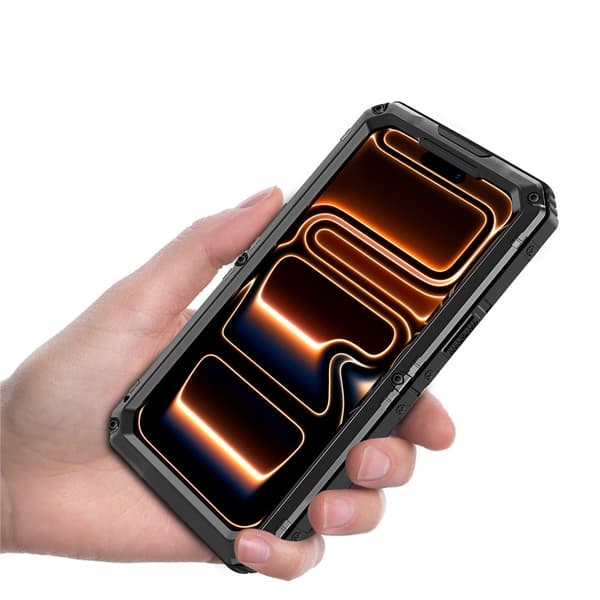 IP68-vedenpitävä suojakuori iPhone 17 Prolle, musta