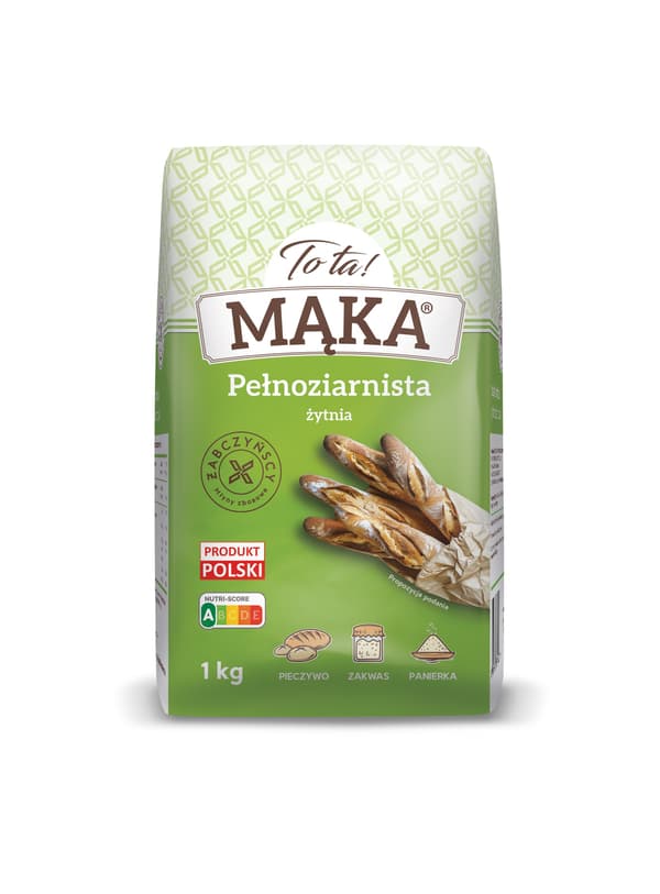 Fuldkornsrugmel 1 kg - Total