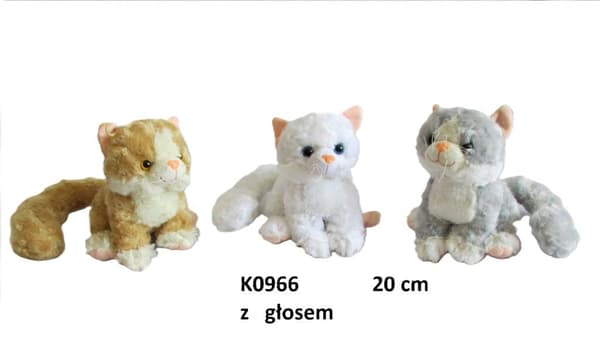 Kissa äänellä 20cm MIX