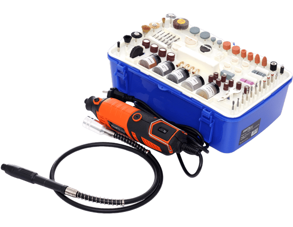 Mini-kværn 270W + tilbehør 218 stk. KD10751