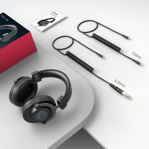 FIFINE H8 hörlurar runt öron dynamiska 3.5 mm jack