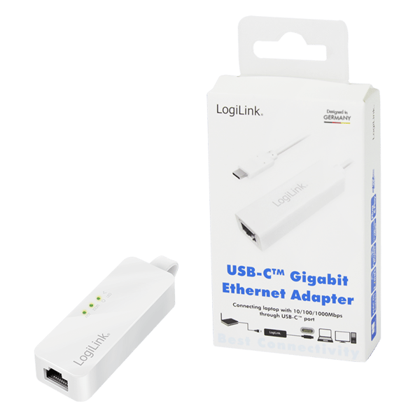 USB 2.0 til Fast Ethernet RJ45 adapter - LogiLink, UA0144B