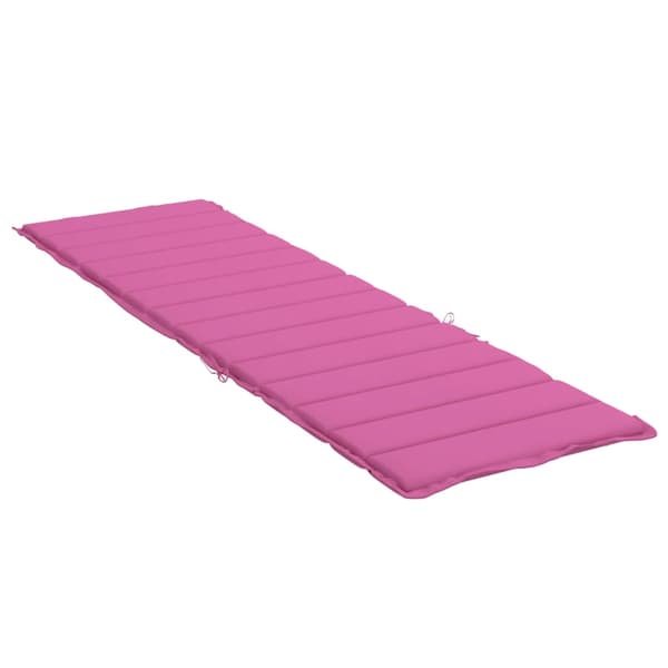 vidaXL Solstolsdyna, rosa, oxfordtyg