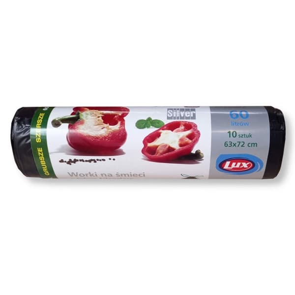 Sopsäckar 60L med LD-tejp 10 st