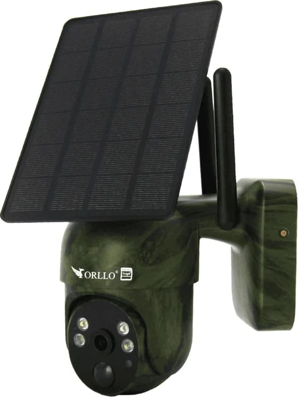 ORLLO TZ-1-M kamerafälla för SIM-kort, roterande, solcellsdriven
