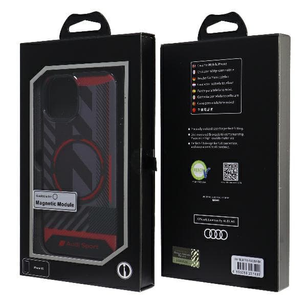 Audi IML Sport MagSafe-etui til iPhone 15, sort