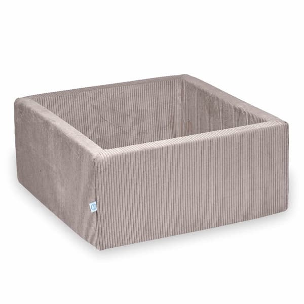 Tør pool 90x90x40 Corduroy Lyserød uden bolde