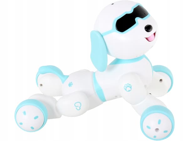 Fafik, den interaktiva robothunden, går, sjunger och talar polska
