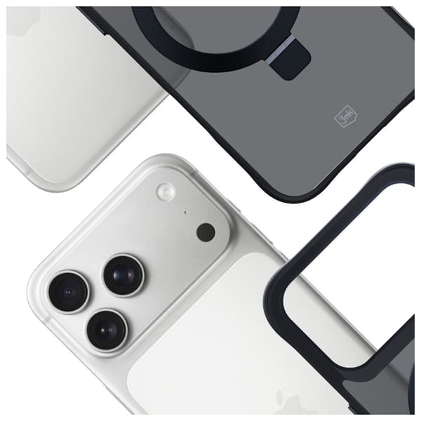 3MK Smoke Case Mag&Stand -kotelo iPhone 17 Prolle