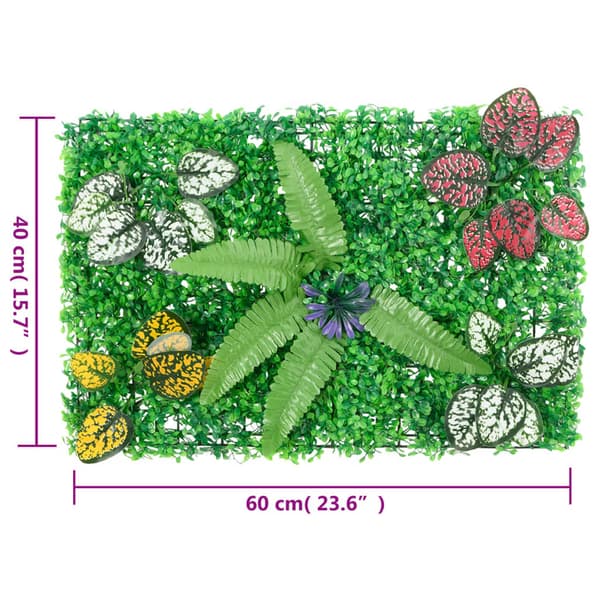 vidaXL Tekokasvimatot, 6 kpl, Vihreä, 40x60 cm