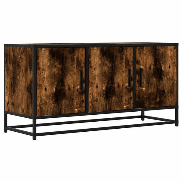 vidaXL TV-bord røget eg 100x35x50 cm