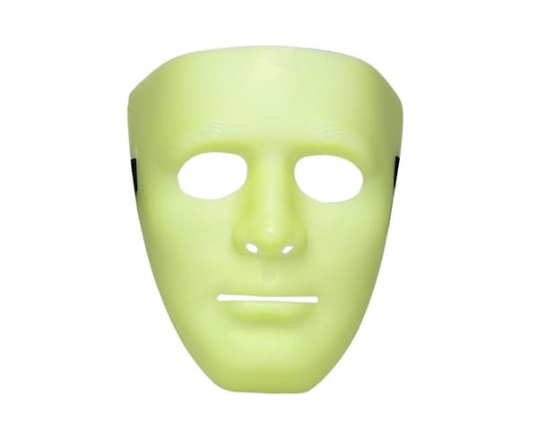 Mimemaske, der lyser i mørket