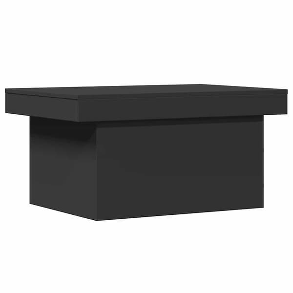 vidaXL sofabord, sort, 80x55x40 cm, træbaseret materiale