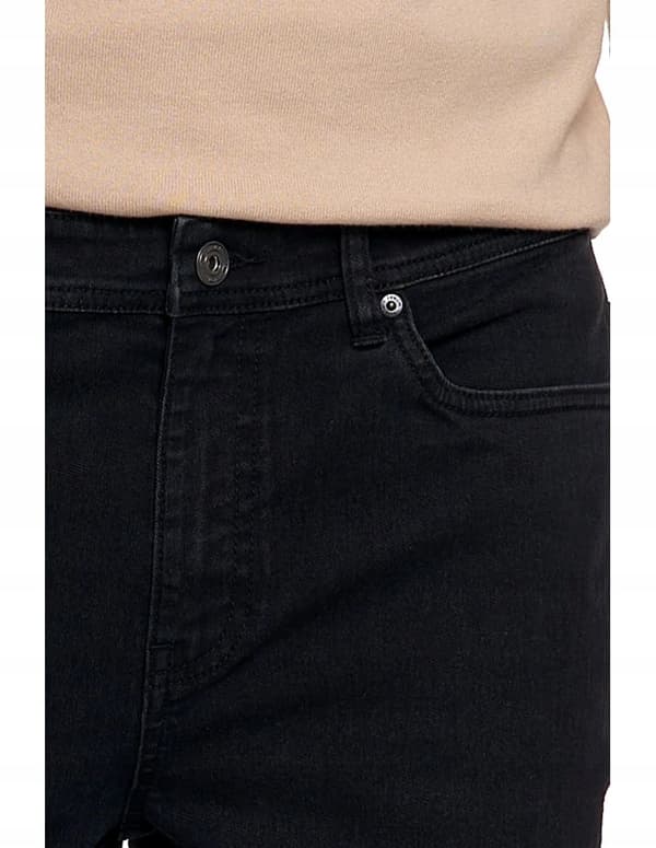 Bukser Herrejeans Lige Ben Elegant Klassisk MORAJ 33 SORT