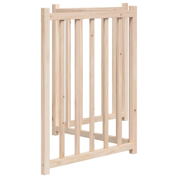 vidaXL foldbart sikkerhedsgitter til hunde, 3 paneler, 150 cm