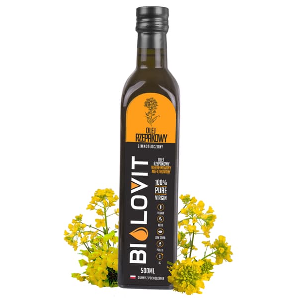 Bilovit - Koldpresset rapsolie - 500 ml
