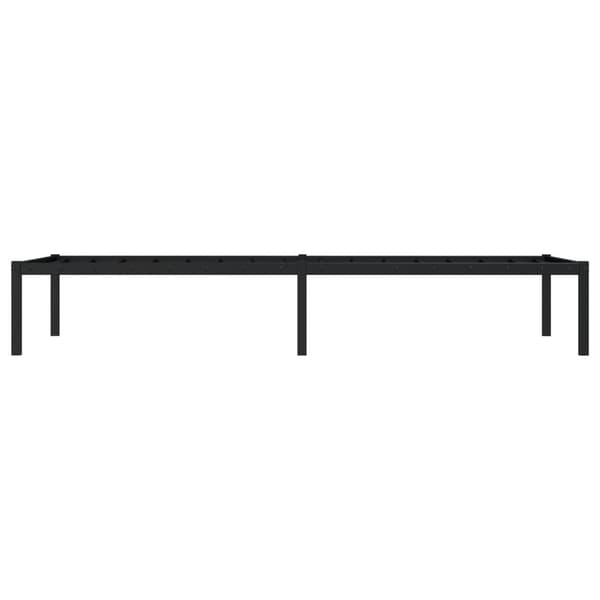 vidaXL metalsengestel sort 75x190 cm