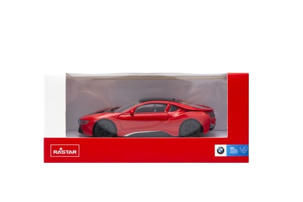 BMW I8 Rastar 58400 1:43 punainen