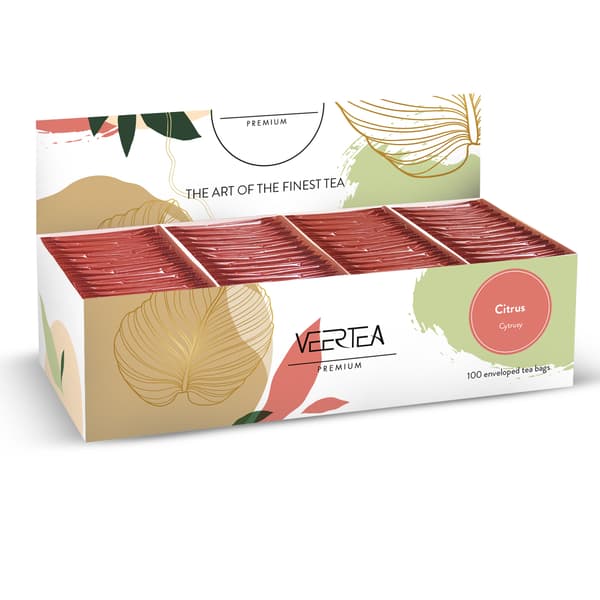 Veertea citrusinfusionsset 2 g 100 kuvert