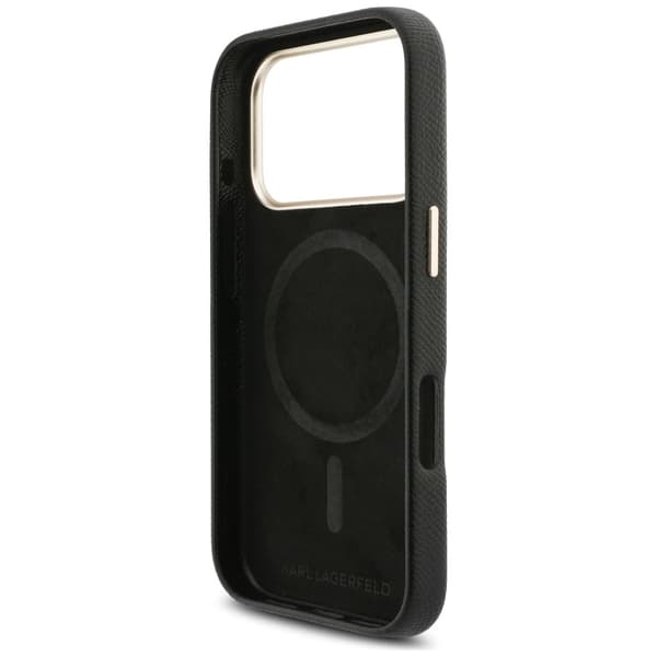 Karl Lagerfeld Karl Head Logo MagSafe-etui til iPhone 17 Pro, sort