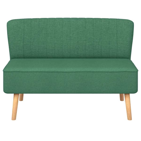 vidaXL Soffa 117x55,5x77 cm, grönt tyg