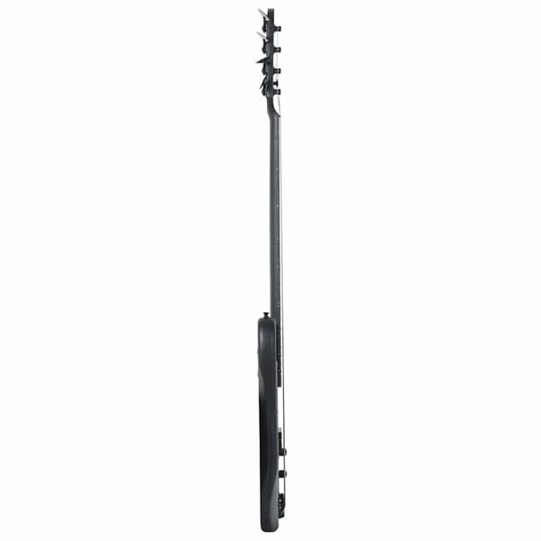 vidaXL Nybörjarbasgitarr med väska, svart, 4/4, 46"