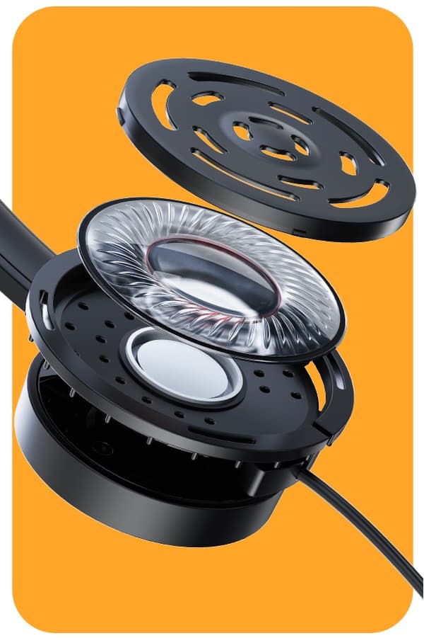 FiiO SNOWSKY WIND - sort - Hovedtelefoner i retro-stil