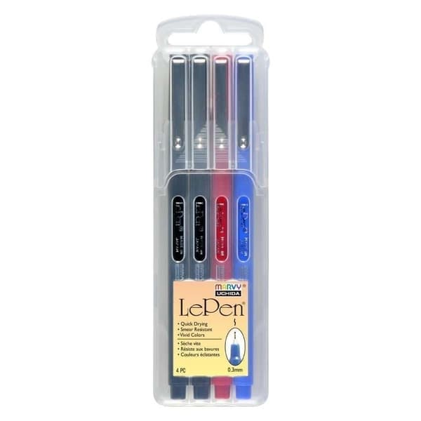 Basis fineliners i 4 farver
