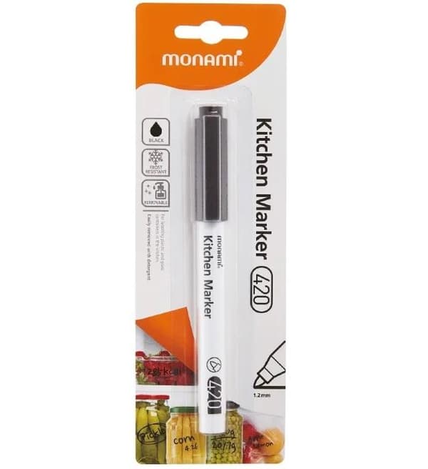 MONAMI sort køkkenmarker