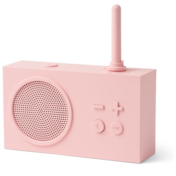 Lexon Tykho 3 FM Bluetooth-radio lyserød