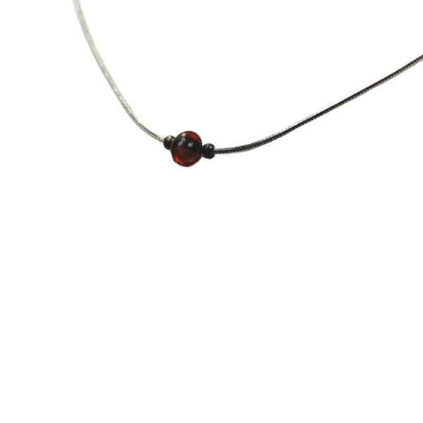 Cognac rav halskæde - Baltisk rav Collier