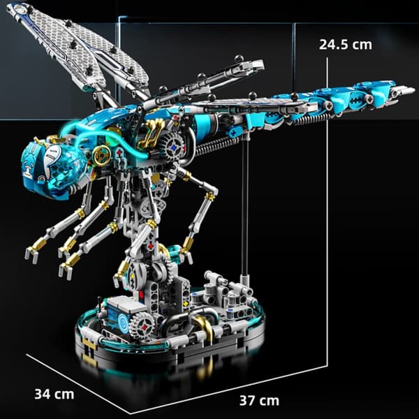 MJI 13086 - Technic LED mekanisk guldsmed, 866 dele - udstillingsmodel