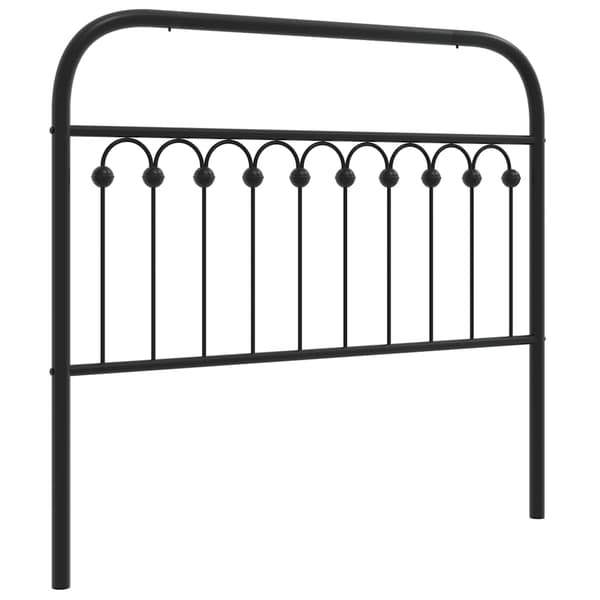 vidaXL metalsengegavl sort 107 cm