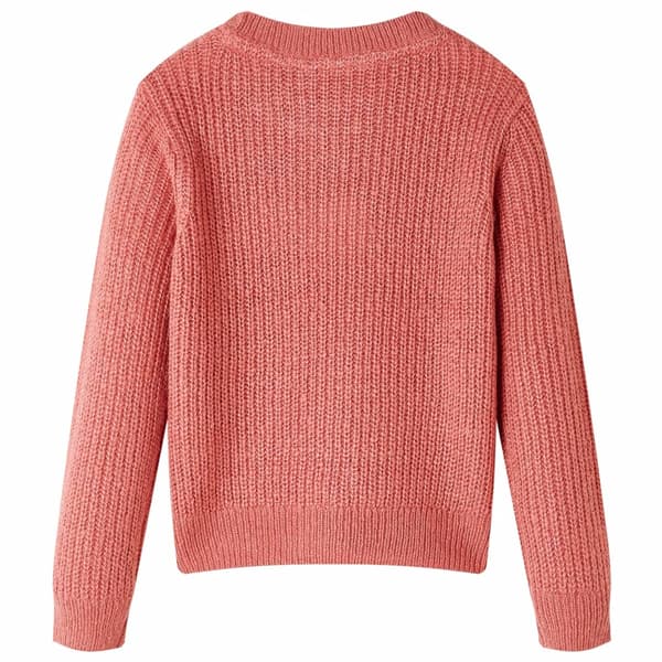 Børnestriktrøje, mellemrosa, 128