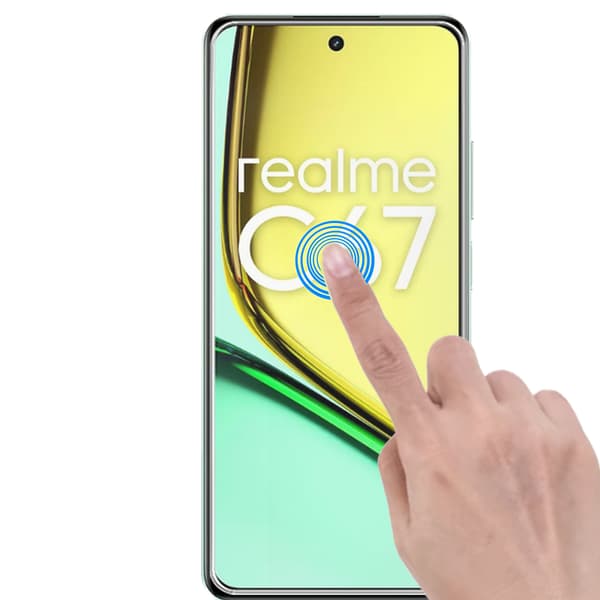 3x Härdat glas för Realme C67 4G glas 9H | 3-pack
